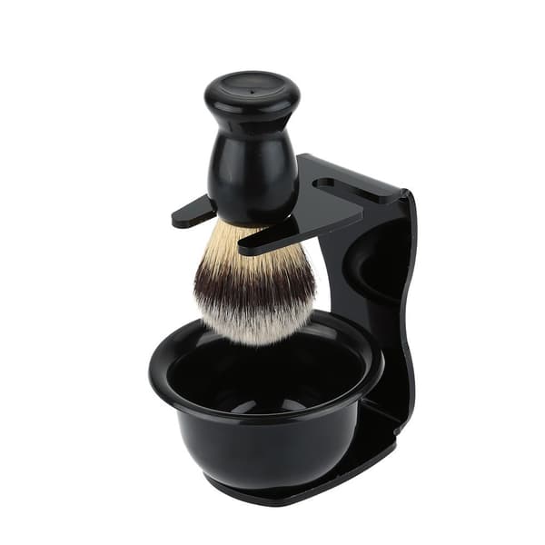 Resevänlig Grooming Essential, Skäggborste och Mustaschborste Organizer för Professionella Rakverktyg, Kompakt Design för Utrymmesbesparing