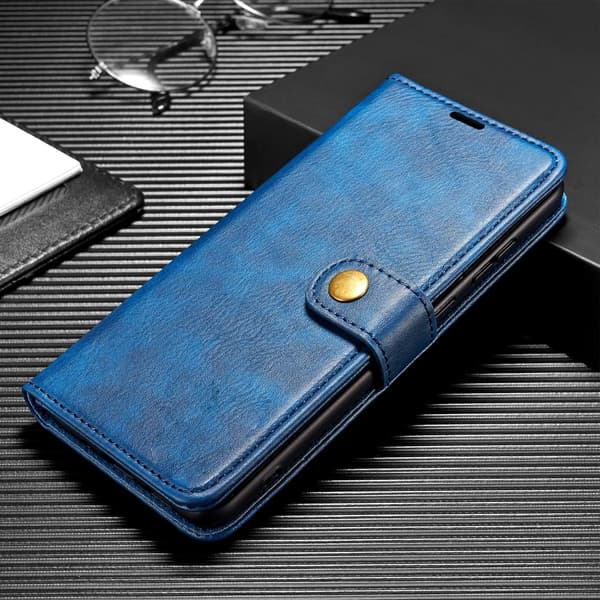 DG.MING 2-i-1 Magnetisk Plånbok för Samsung Galaxy S20 FE Blå