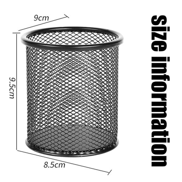 Skridsikkert Design Mesh Skrivebordsorganisator, Elegant Design Til Hjemmekontor, Multifunktionel