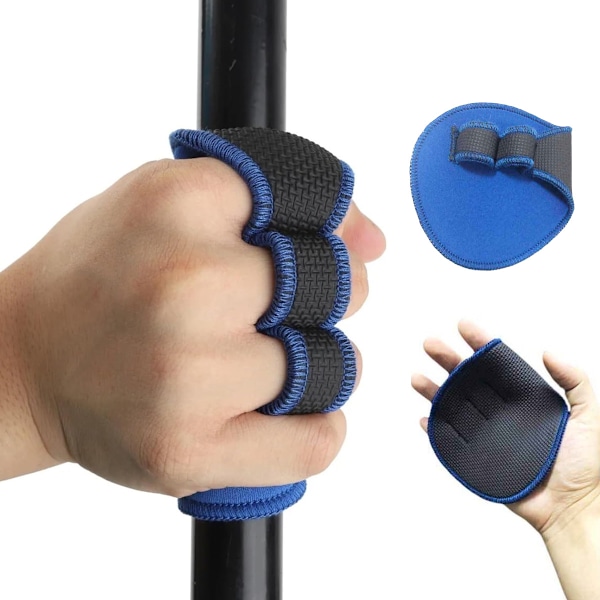Träningsgrepp Pads Viktlyftning Träningshandskar Fitness Sport Kroppsbyggnad Gymnastik Grepp Gym Handflata Handledsskydd Handskar