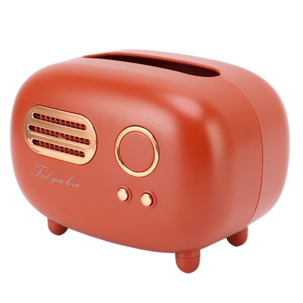 Praktisk Dekorativ Servettbox, Retro Radio Design för Exklusiva Hotell, Barer, Kaféer, Bekväm Placering Säkerställer Enkel Åtkomst, Lätt att Använda