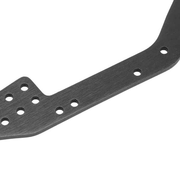 Ett par RC Chassiramper Aluminiumlegering Justerbart Hjulbas RC Chassirampor för Axial SCX10 II 1/10 RC Bil Svart