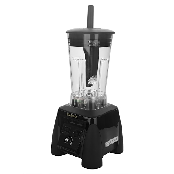 2200W Elektronisk Kommersiell Blender Matberedare Mixer Smoothie Juicer Svart US 110V