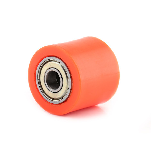 8mm Kedjevalsrulle Spännare Hjulguide För Street Bike Motorcykel Orange
