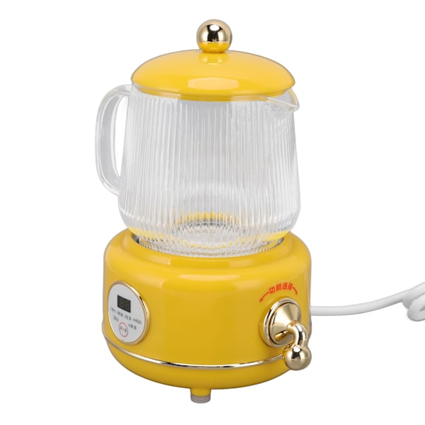 600ml Elektrisk Värmepanna 50Hz Exakt Matlagning Glas Elektrisk Tekanna för Studentrum Hem Camping Resor