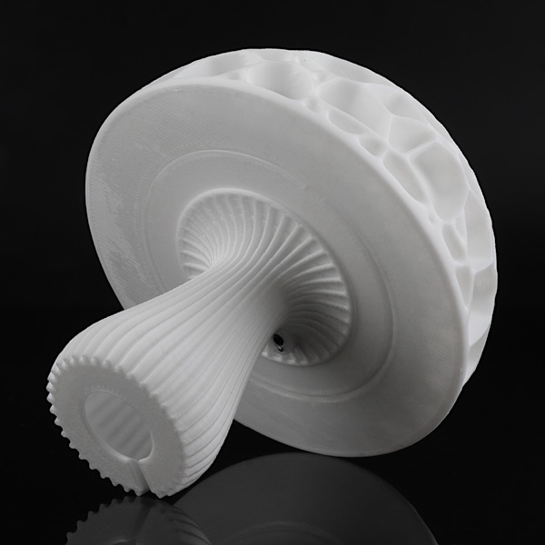 Färgglad Härlig RGB 3D-Printad Svamp Lampa Dekoration Nattlampa Gåva (15cm)