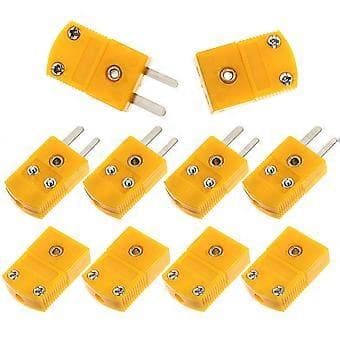 5 sæt termoelementadaptere termoelementstik han hun adaptere