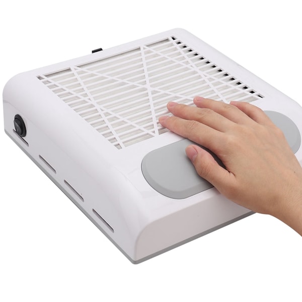 80W Kynsi pölynpoistaja Vahva imu Kynsi taiteen imuri 100-240V (Valkoinen EU-pistoke)