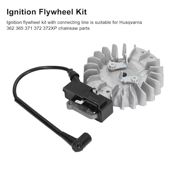 Tennplugg Flyhjulsett Kjede Sag Deler Koblingslinje for Husqvarna 362 365 371 372 372XP