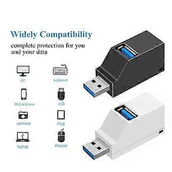 USB Konverter USB3.0 Hub 3 Port Extender HUB USB2.03.0 Splitter Computer USB One