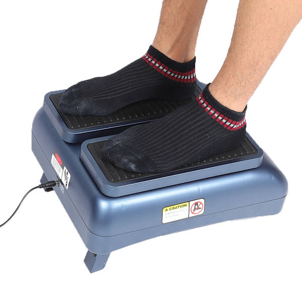 Elektrisk Automatisk Fot- och Benrörelsetränare Fysioterapi Cirkulation Promenad 100-240V EU-kontakt