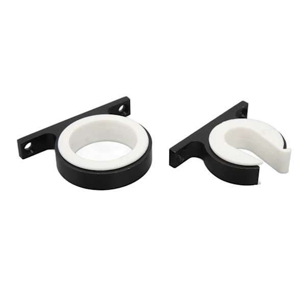 2 stk Fiske Stang Holder Horisontal Vertikal Aluminium Båtmontert Fiske Stang Stativ for Skip Biler Lastebiler Bobiler Svart