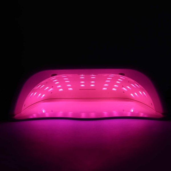 96w Smertefri Neglekunst LED Lampe Tørker Gel Polish Herding UV/LED Lys Manikyr Verktøy UK Plugg 110-240V