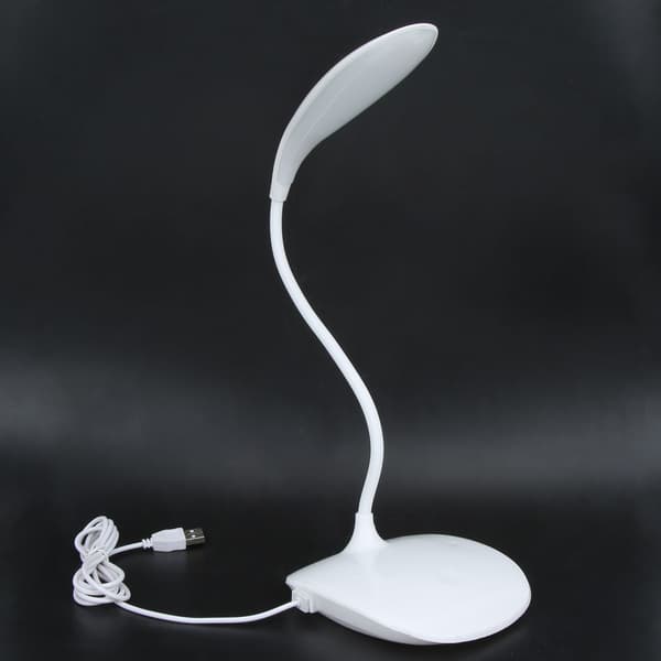 LED Modern Enkel USB-driven Justerbar Skrivbordslampa Läslampa för Sovrum Studierum (A)