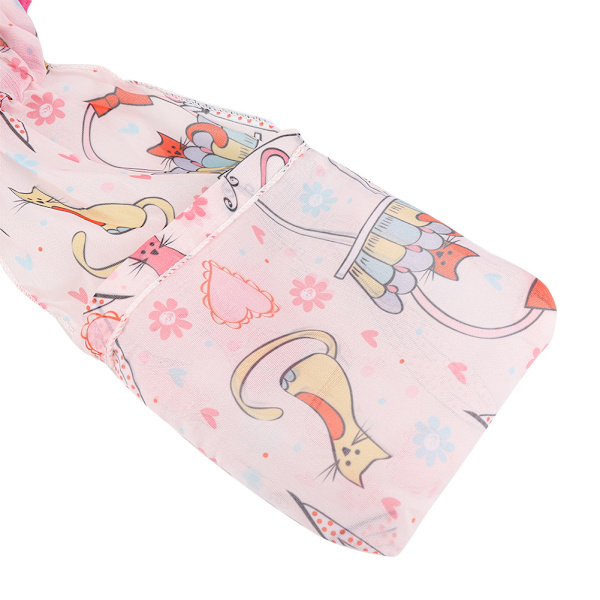 1 stk Baby Barn Folding Handlekurv Deksel Anti Skitt Barn Vogn Sete Stolkledning (Rosa)