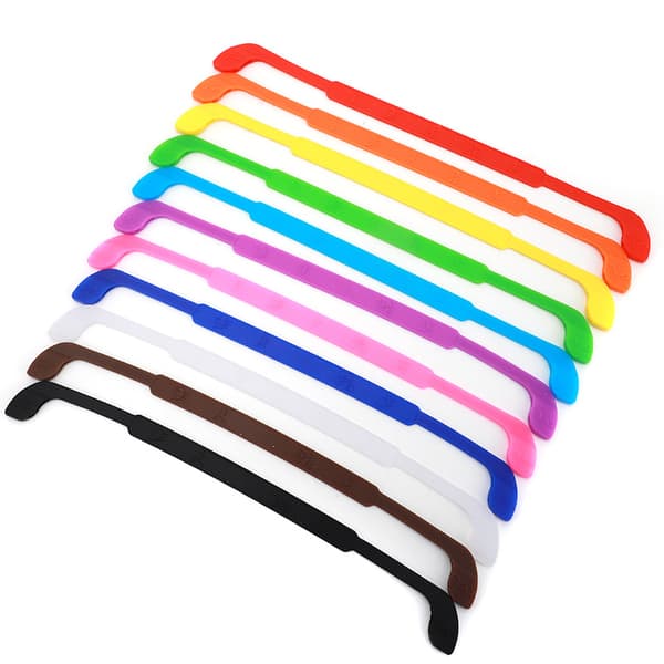 12-pack glasögonremmar, halkfria silikonremmar för glasögon