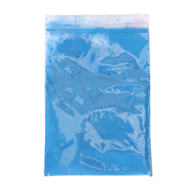 Nagel Fosforpulver Halloween Nagelkonst DIY Fluorescerande Pulver Manikyrverktyg 100g Blå