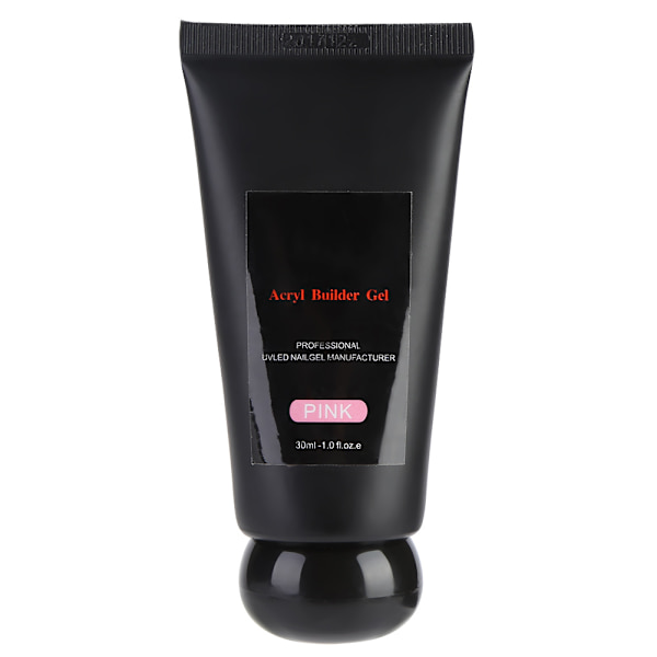 30ml Revolutionerande UV-Gel för Naglar, Byggare för Manikyr, Tipslim (Rosa)