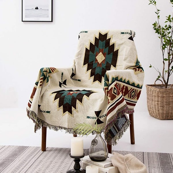 Filtöverdrag i Southwest-stil, Unik Design Aztec Plädar, Håll Dig Bekväm med Multifunktion, Perfekt för Vardagsbruk Inomhus och Utomhus