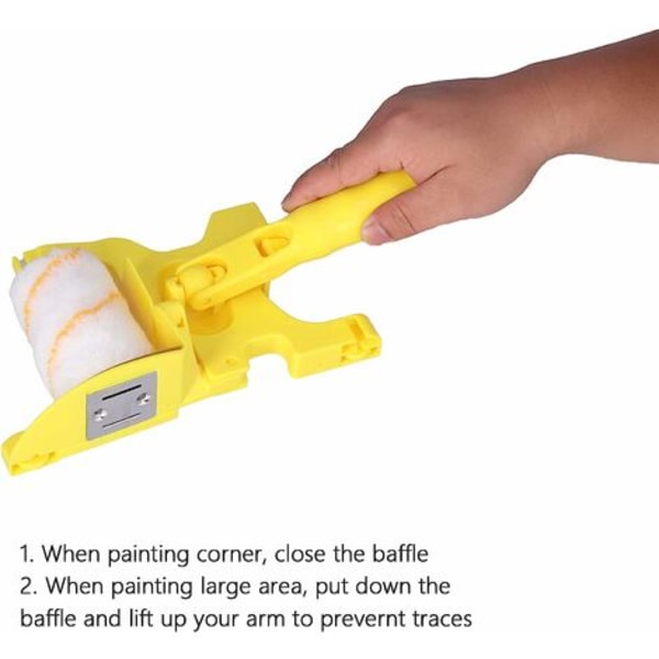 Paint Border Roller Brush, multifunksjons håndholdt rullebørste