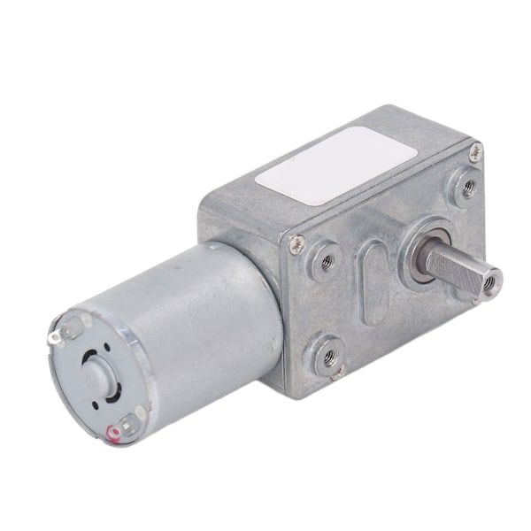 24V DC Växelmotor 12mm Enkelaxel 4 till 25kg.cm Självlåsande Reversibel Maskväxelmotor med Bas för Maskiner 10RPM