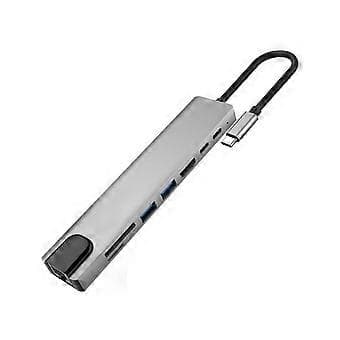 RYRA USB 3.0 Type-C Hub Till HDMI-adapter 4K Thunderbolt 3 USB C Hub Med Hub 3.0 TF
