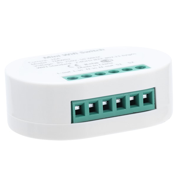 Mini Dimmer Switch Intelligent Steglös Dimning Delbar Tre Kopplingsmetoder APP Dubbel Kontrollbrytare för WIFI LjusVit