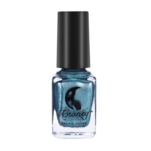 Mode Metallic Spegel Silver Effekt 6ml Nagellack Metall Glans Manikyr Nagelkonstverk Verktyg #3