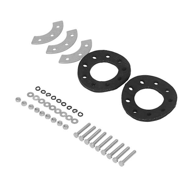 9-hulls bakhjulssprokettmontering gummipadssett for 48cc 66cc 70cc 80cc 2-takts motorisert sykkel