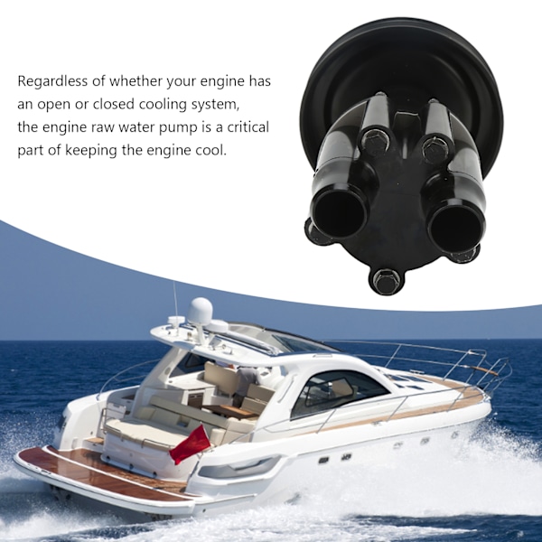Impeller Havvandspumpe 46 807151A9 Yacht Tilbehør Udskiftning til MERCRUISER 262ci 305ci 350ci 377ci