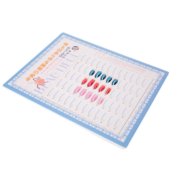 Nagelgel-färgkarta med 60 fack, nageltips-displaybräda, manikyrverktyg