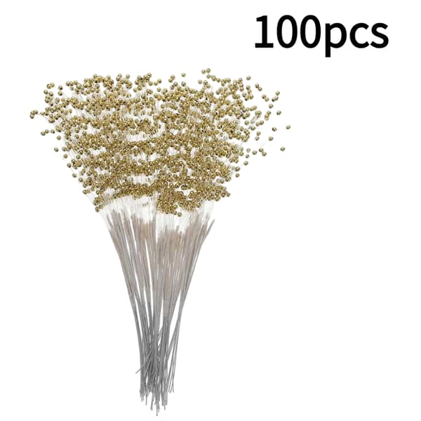 100 stk. perlestav guirlande perler krans til bryllup brudebuket