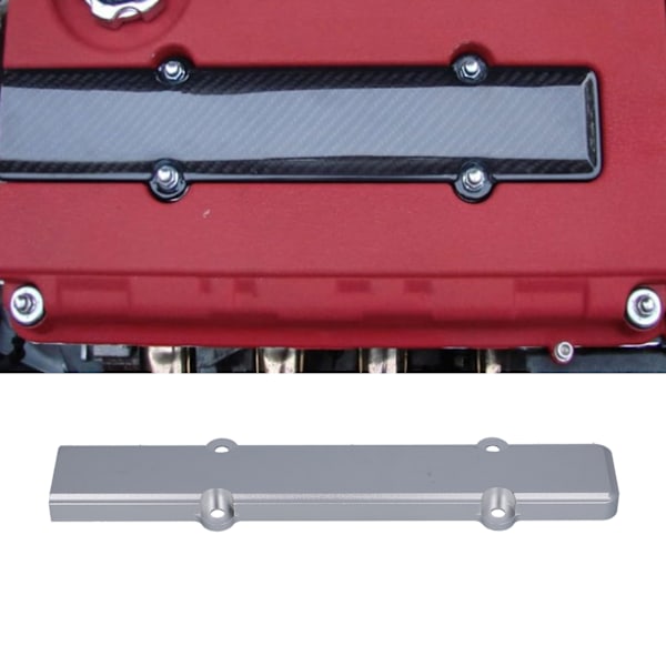 Motor Tændrørsledning Harnesses Dæksel Aluminium Legering Passer til Honda Civic B16 B18 FS-SK02 (Sølv)