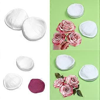 2 stk. Store Rose Blomst Silikoneforme DIY Mousse Kageforme Dekoreringsbageværktøj til Fremstilling af Chokoladefondantdesserter