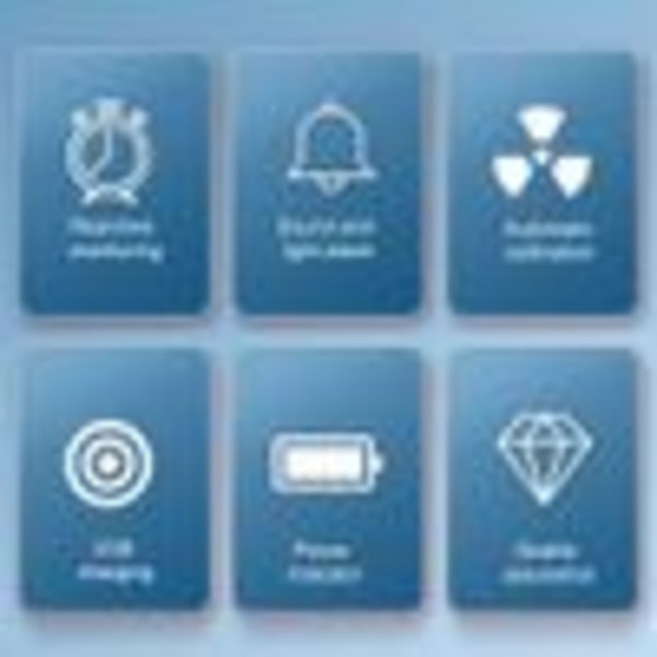 Bärbar Luftkvalitetstestare, Realtidsdetektering av Co2, Hcho, Tvoc, Pm2.5, Pm10, Co, 6-i-1 Monitor med Högprecisionssensor, LCD-skärm för