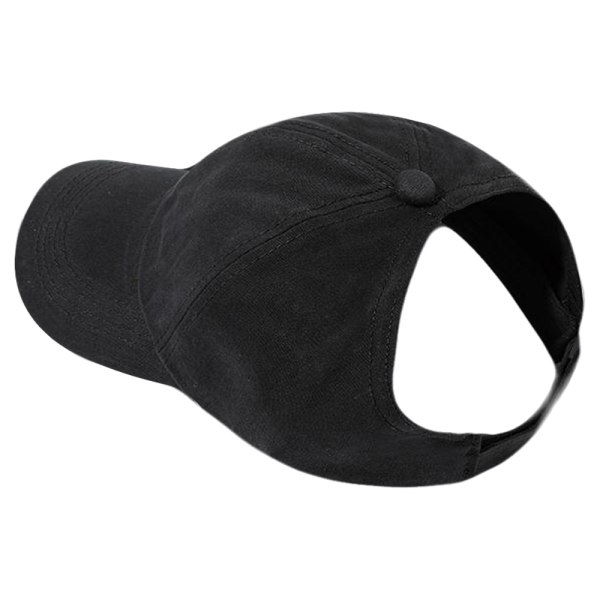 Hästmössa Messy High Bull Hästsvans Justerbar cap H black