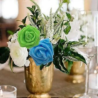 PE Simulationsskum Blomsterhoved, Lys Rose Blomst