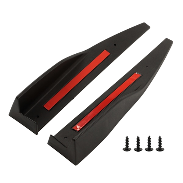 2 st Sidoskjort Spoiler Vänster Höger Vingpanel Karosseri Kit Ersättning för Ford Mustang Roush 2015‑2019