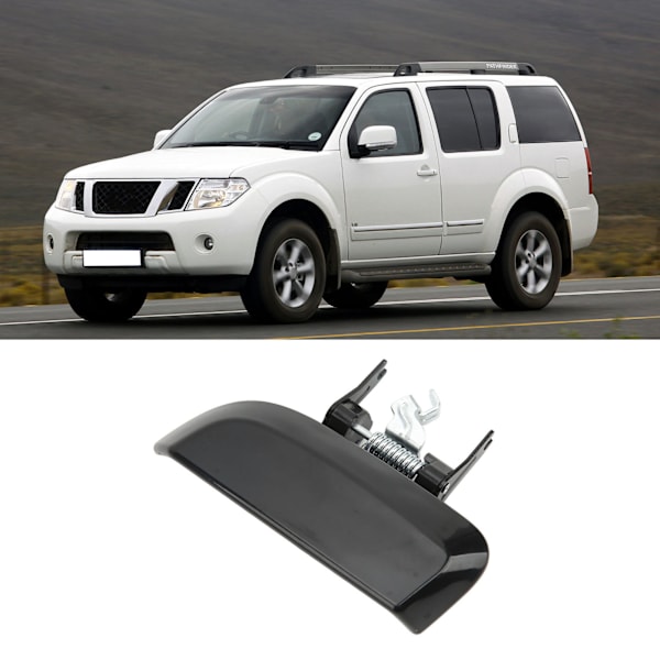 Bakre Ytre Dørhåndtak i Svart ABS, Erstatning for PATHFINDER R51 2005‑2012 Høyre Bakside: 82607 ZP50E