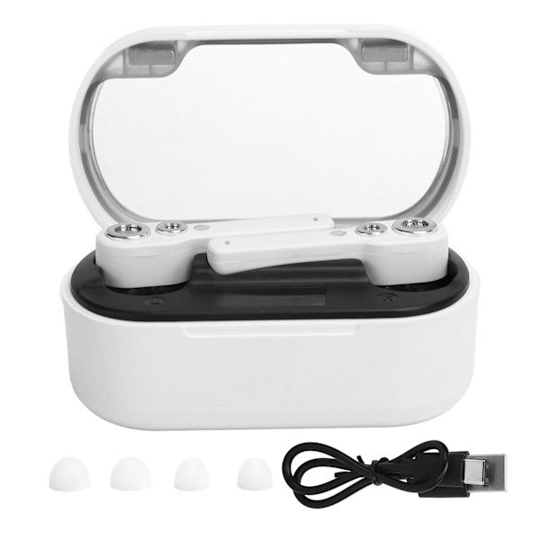 D18 Bluetooth Headset Digital Display Smart Touch TWS Ørepropper Øretelefon for Musikk