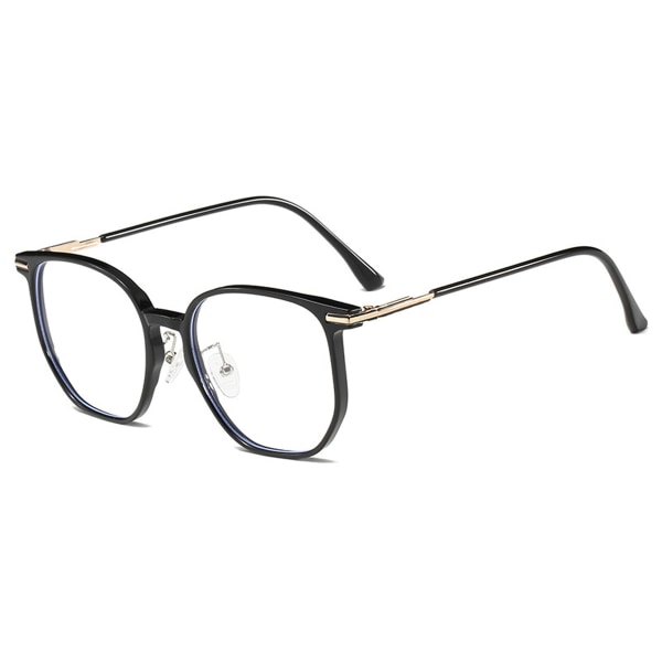 Firkantede briller anti-ultrafiolett databriller gjennomsiktig len