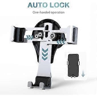 Puhelinteline A1 8X -malliin, helppo asentaa 2010 2011 2012 2013 2014 2015 2016 2017 2018 Sportback, Gravity Auto Lock Stab -lisävaruste
