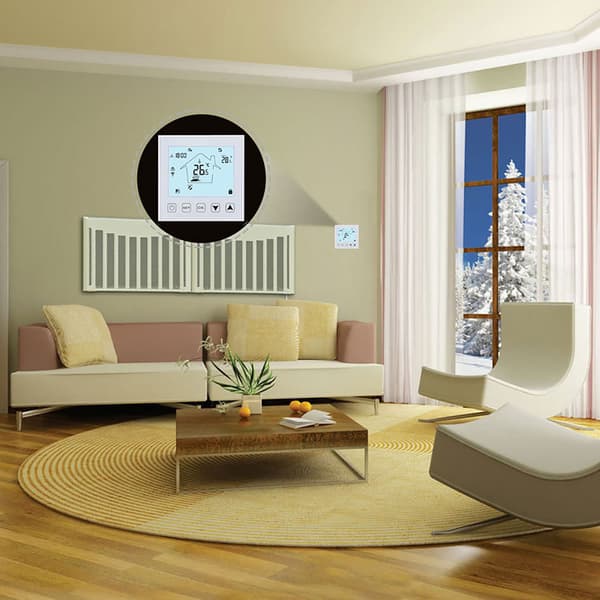 Smart Temperaturkontroll för Hemvärmesystem, Smart Tuya WiFi Termostat Digital Programmerbar LCD-Display Golvvärme Temperatur