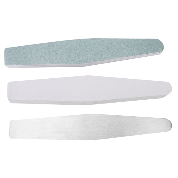 Utbytbara Nagelsandpapper Bar i Rostfritt Stål Slipband Nagelverktyg Polering Naglar Konstverktyg 2#