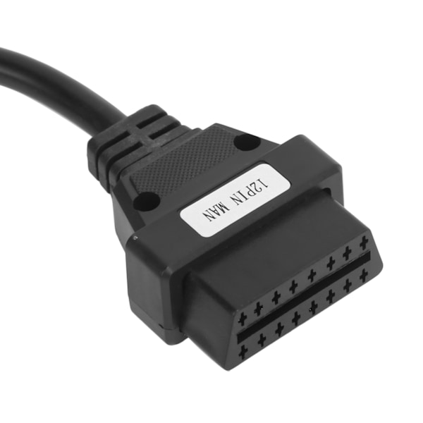 OBD2-adapter 12-stifts MAN till 16-stifts lastbilsdiagnostisk förlängningskabel Ersättning för DELPHI