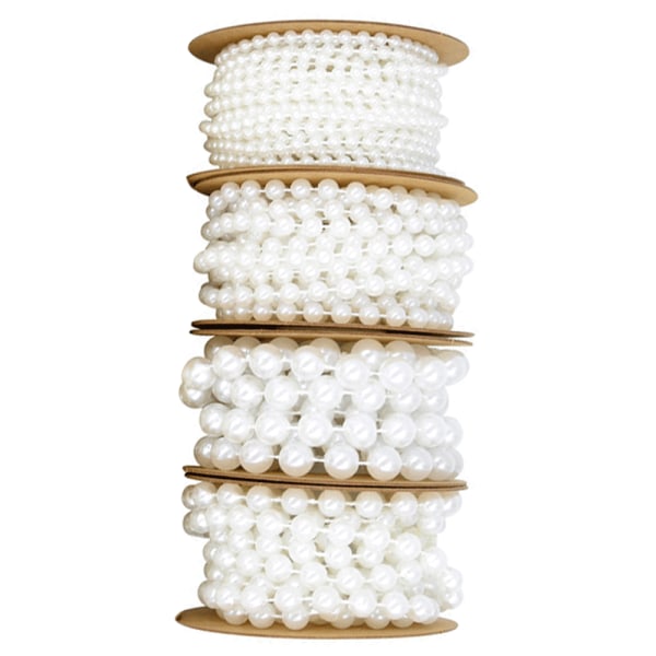 Pearls for Craft Faux Pearl Beads Roll Stand Bead Trim String
