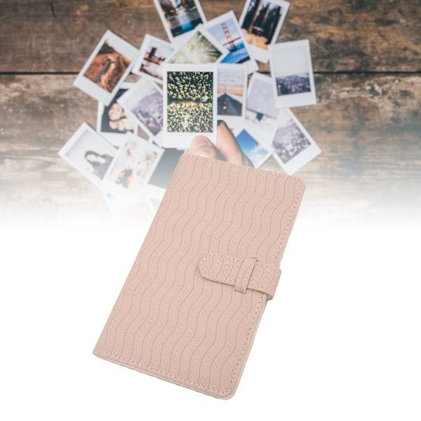 96 Taskun Mini-valokuva-albumi PU-nahasta Valokuva-albumi Suuri kapasiteetti Kuvien säilytysklipsipidike Fujifilm Instax Mini 12 11 Luottokorteille Elokuville