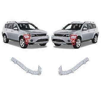 Främre vänster & höger övre stötfångarfäste för Mitsubishi Outlander 2007 2008 2009 6400A587 6400A588