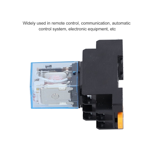 LY2NJ 8-pins elektromagnetiske strømsreléer med sokkelbaseindikatorlys for motorer Industrielle reléer 10AAC220V