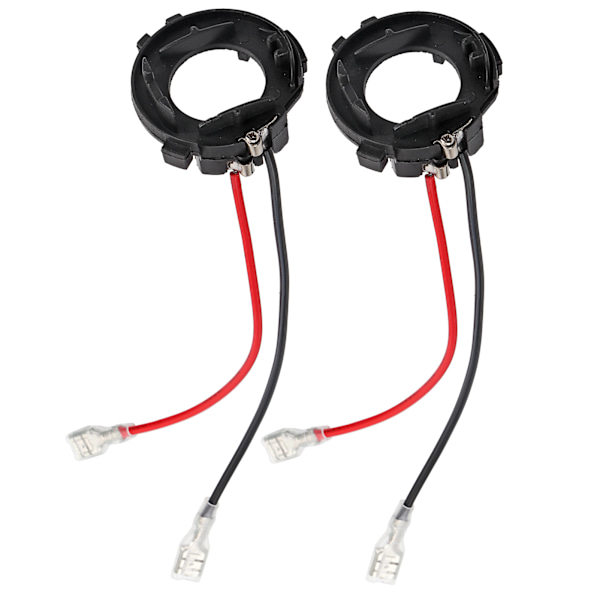 1 Par H7 LED Strålkastare Glödlampor Adapterhållare för MK7